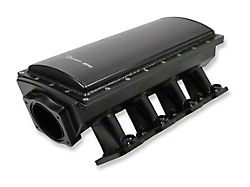 Sniper Hi-Ram EFI Fabricated Intake Manifold with 90mm TB Opening; Black (10-15 Camaro SS)
