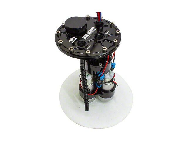 Snow Fuel Universal Billet Fuel Hat Multi Pump for 10-Gallon Fuel Cell Size; 3-Pump for 10-Gallon Fuel Cell Size Race/Max Flow (Universal; Some Adaptation May Be Required)