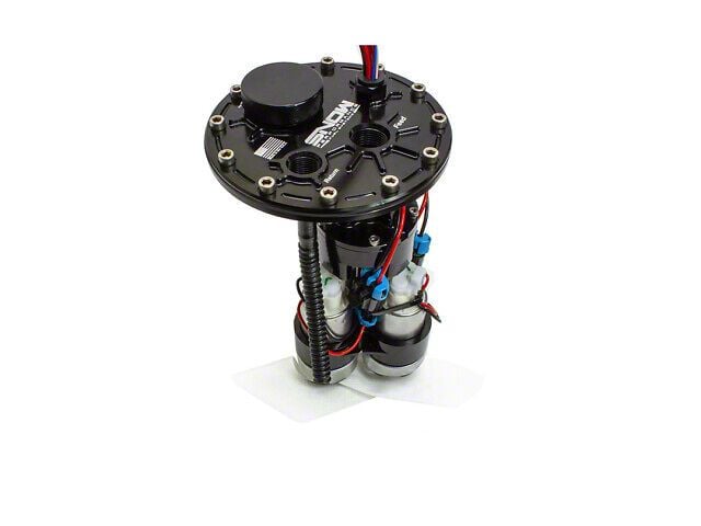 Snow Fuel Universal Billet Fuel Hat Multi Pump for 10-Gallon Fuel Cell Size; 3-Pump for 10-Gallon Fuel Cell Size Streetable (Universal; Some Adaptation May Be Required)