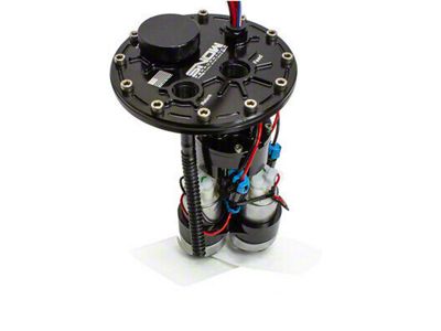 Snow Fuel Universal Billet Fuel Hat Multi Pump for 10-Gallon Fuel Cell Size; 3-Pump for 10-Gallon Fuel Cell Size Streetable (Universal; Some Adaptation May Be Required)