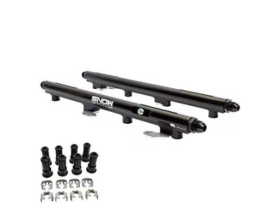 Snow Performance Billet Fuel Rail Kit for Factory Height Injectors; Factory Fit (09-23 V8 HEMI Challenger, Excluding 6.2L)