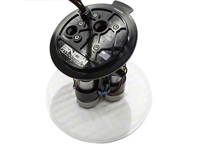 Snow Performance Billet Fuel Hat Pump; 3-Pump Max Flow (15-23 6.2L HEMI Charger)