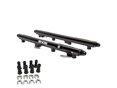 Snow Performance Billet Fuel Rail Kit for 34mm Height Injectors; Return Style (09-23 V8 HEMI Charger, Excluding 6.2L)