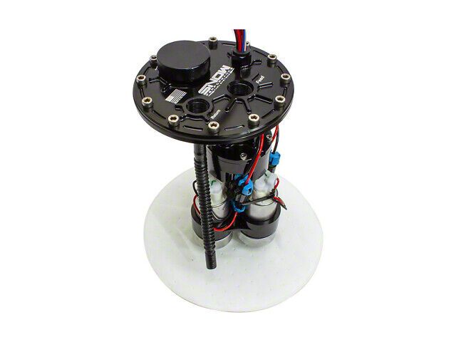 Snow Fuel Universal Billet Fuel Hat Multi Pump for 10-Gallon Fuel Cell Size; 2-Pump for 10-Gallon Fuel Cell Size Streetable (Universal; Some Adaptation May Be Required)