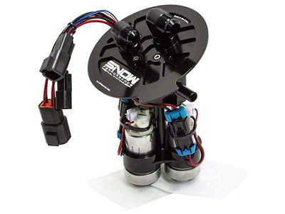 Snow Performance Billet Fuel Hat Pump; 3-Pump Streetable (11-23 Mustang GT)