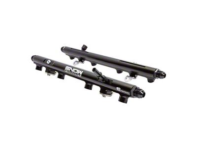 Snow Performance Billet Fuel Rail Kit; Return Style (18-23 Mustang GT)