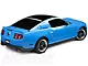 SEC10 Solid Roof Decal; Gloss Black (05-14 Mustang)