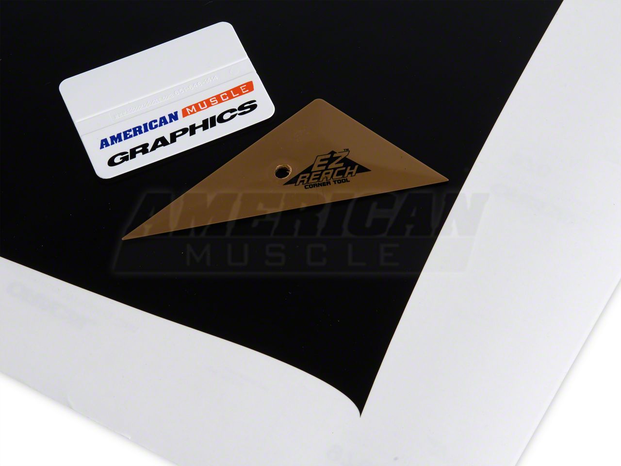 SEC10 Mustang Solid Roof Decal; Matte Black 388750 (94-04 Mustang