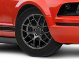 Bullitt Solid Gloss Black Wheel; 17x9; 30mm Offset (05-09 Mustang GT, V6)