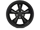 Deep Dish Bullitt Solid Gloss Black Wheel; Rear Only; 18x10 (05-09 Mustang GT, V6)