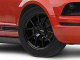 FR500 Style Solid Gloss Black Wheel; 18x9; 30mm Offset (05-09 Mustang)