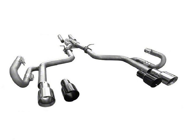 Solo Performance Mach X3-SRT-XV Cat-Back Exhaust with Polished Tips (15-23 6.2L HEMI Charger)