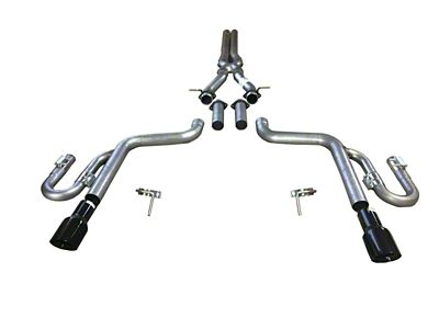 Solo Performance Street Race Cat-Back Exhaust with Black Tips (15-23 6.2L HEMI Charger)