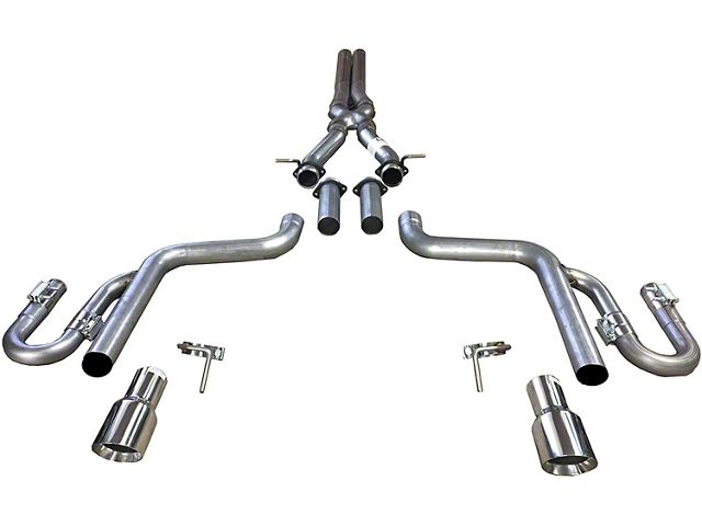 Solo Performance Street Race Cat-Back Exhaust with Polished Tips (15-23 6.2L HEMI Charger)