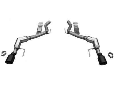 Solo Performance Axle-Back Exhaust with Black Tips (15-23 Mustang EcoBoost Fastback w/o Active Exhaust)