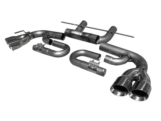 Solo Performance Muffler Delete Axle-Back Exhaust with Polished Tips (16-24 Camaro SS w/ NPP Dual Mode Exhaust)