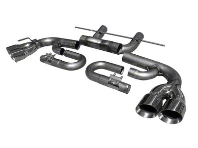 Solo Performance Muffler Delete Axle-Back Exhaust with Polished Tips (16-24 Camaro SS w/ NPP Dual Mode Exhaust)