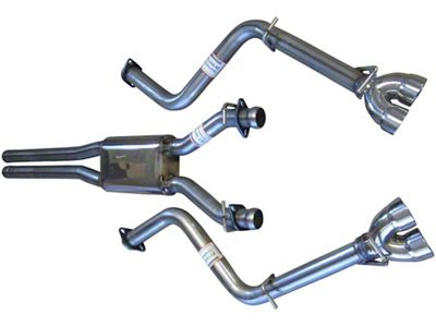 Solo Performance Mach X-RT Cat-Back Exhaust with Round Polished Tips (09-14 5.7L HEMI Challenger w/ Manual Transmission)