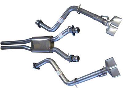 Solo Performance Mach X-RT Cat-Back Exhaust with Square Polished Tips (09-14 5.7L HEMI Challenger w/ Manual Transmission)