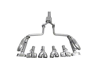 Solo Performance Mach X-V6-CH Cat-Back Exhaust with Square Polished Tips (09-14 V6 Challenger)