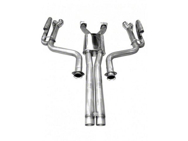 Solo Performance Mach X3 Cat-Back Exhaust with Square Polished Tips (11-14 6.4L HEMI Challenger)