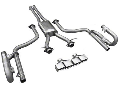 Solo Performance MACH XV Cat-Back Exhaust with Square Tips (15-23 3.6L Challenger)