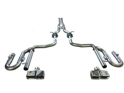Solo Performance Street Race Cat-Back Exhaust with Square Polished Tips (15-23 3.6L Challenger)