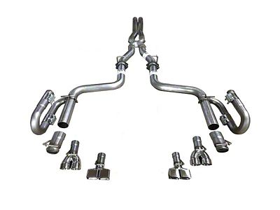 Solo Performance Street Race-X3 Cat-Back Exhaust with Round Polished Tips (11-14 6.4L HEMI Challenger)