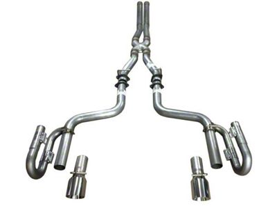 Solo Performance Cyclone Cat-Back Exhaust with Polished Tips (06-10 6.1L HEMI Charger)