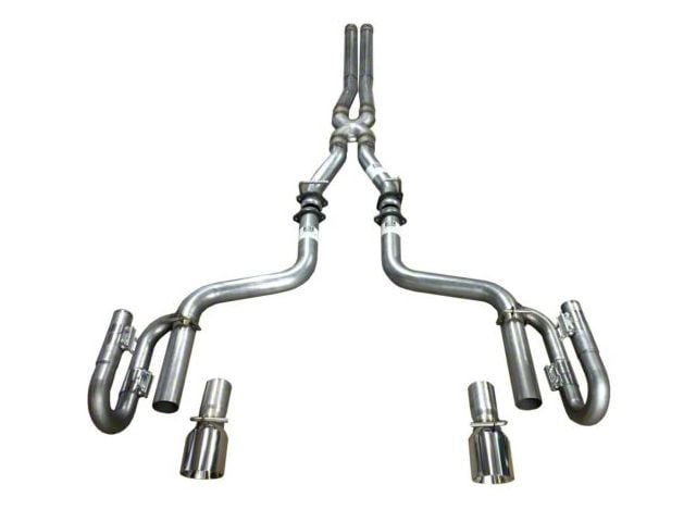 Solo Performance Cyclone Cat-Back Exhaust with Polished Tips (06-10 6.1L HEMI Charger)