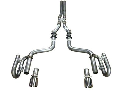 Solo Performance Cyclone Cat-Back Exhaust with Polished Tips (11-14 6.4L HEMI Charger)