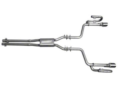 Solo Performance Cyclone Cat-Back Exhaust with Polished Tips (06-10 V6 Charger)