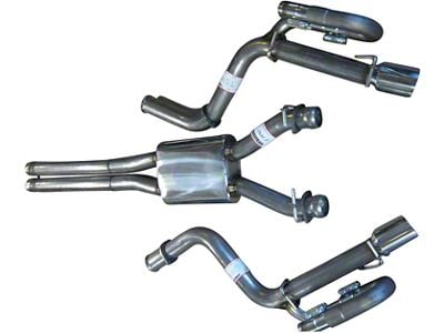 Solo Performance Mach X3-SRT-EM Cat-Back Exhaust with Polished Tips (06-10 6.1L HEMI Charger)