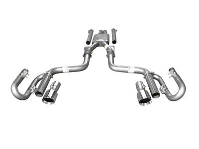 Solo Performance Mach X3-SRT-LM Cat-Back Exhaust with Polished Tips (11-14 6.4L HEMI Charger)