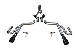 Street Race Cat-Back Exhaust with Black Tips (15-23 6.4L HEMI Charger)