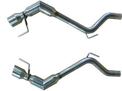 Solo Performance Axle-Back Exhaust with Polished Tips (15-23 Mustang EcoBoost Fastback w/o Active Exhaust)