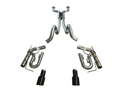 Solo Performance Mach Cat-Back Exhaust with Black Tips (11-14 Mustang GT)