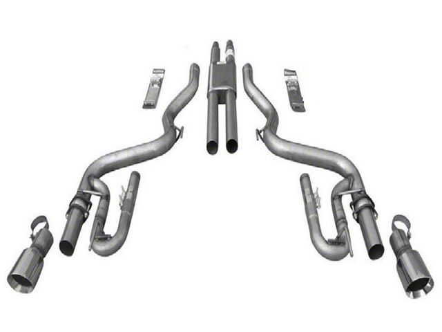 Solo Performance Mach Thunder Cat-Back Exhaust with Polished Tips (15-17 Mustang GT Fastback)