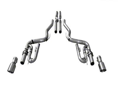 Solo Performance Street Race XV Cat-Back Exhaust with Polished Tips (15-17 Mustang GT Fastback)