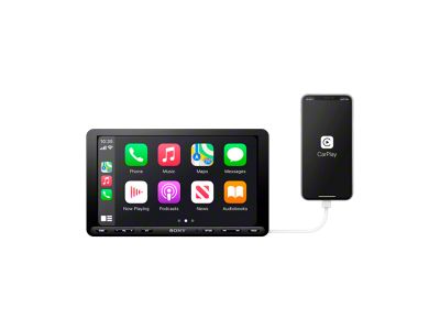 Sony XAVAX8100 8.95-Inch CarPlay/ Android Auto Media Receiver (Universal; Some Adaptation May Be Required)