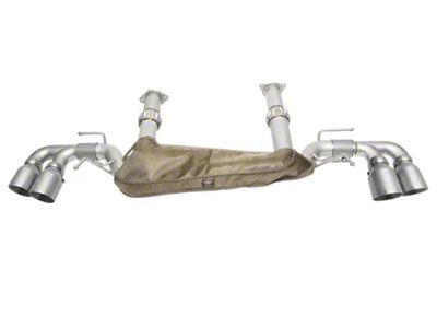 Soul Performance Non-Valved Cat-Back Exhaust System with Slash Cut Signature Satin Tips (20-24 Corvette C8 w/o NPP Dual Mode Exhaust, Excluding Z06)