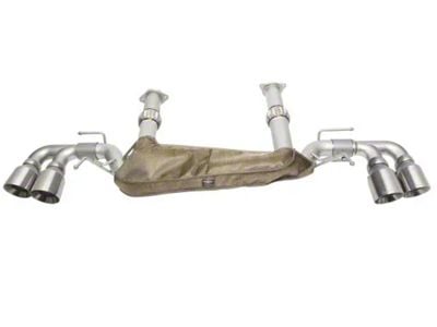Soul Performance Non-Valved Cat-Back Exhaust System with Slash Cut Brushed Tips (20-24 Corvette C8 w/o NPP Dual Mode Exhaust, Excluding Z06)