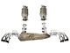 Soul Performance Sport Cat-Back Exhaust System Package with Straight Cut Brushed Tips (20-24 Corvette C8 w/ NPP Dual Mode Exhaust, Excluding Z06)