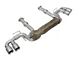Soul Performance Valved Cat-Back Exhaust System with Straight Cut Polished Chrome Tips (20-24 Corvette C8 w/ NPP Dual Mode Exhaust, Excluding Z06)