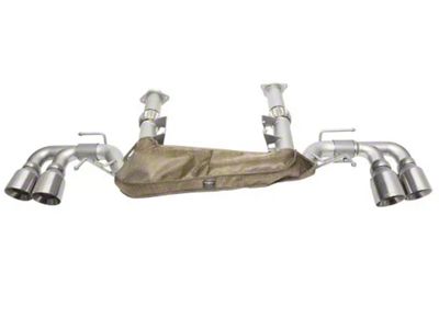 Soul Performance Valved Cat-Back Exhaust System with Slash Cut Brushed Tips (20-25 Corvette C8 w/ NPP Dual Mode Exhaust, Excluding Z06)