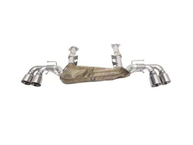 Soul Performance Valved Cat-Back Exhaust System with Slash Cut Brushed Tips (20-24 Corvette C8 w/ NPP Dual Mode Exhaust, Excluding Z06)