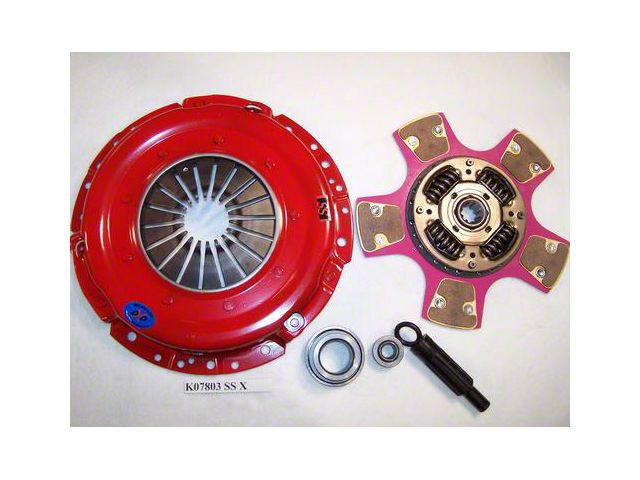 South Bend Clutch Stage 4 Extreme Ceramic Clutch Kit; 10-Spline (Late 01-04 Mustang GT; Late 2001 Mustang Cobra; 03-04 Mustang Mach 1)