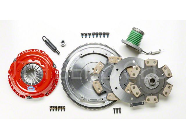 South Bend Clutch Stage 5 Extreme Competition Dual Disc Ceramic Clutch Kit; 10-Spline (05-10 Mustang GT)