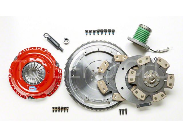South Bend Clutch Stage 5 Extreme Competition Dual Disc Ceramic Clutch Kit; 23-Spline (11-17 Mustang GT)