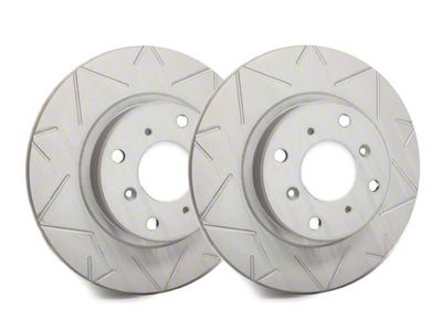 SP Performance Peak Series Slotted Rotors with Gray ZRC Coating; Front Pair (16-24 Camaro SS w/ 4-Piston Front Calipers; 21-24 Camaro LT1)
